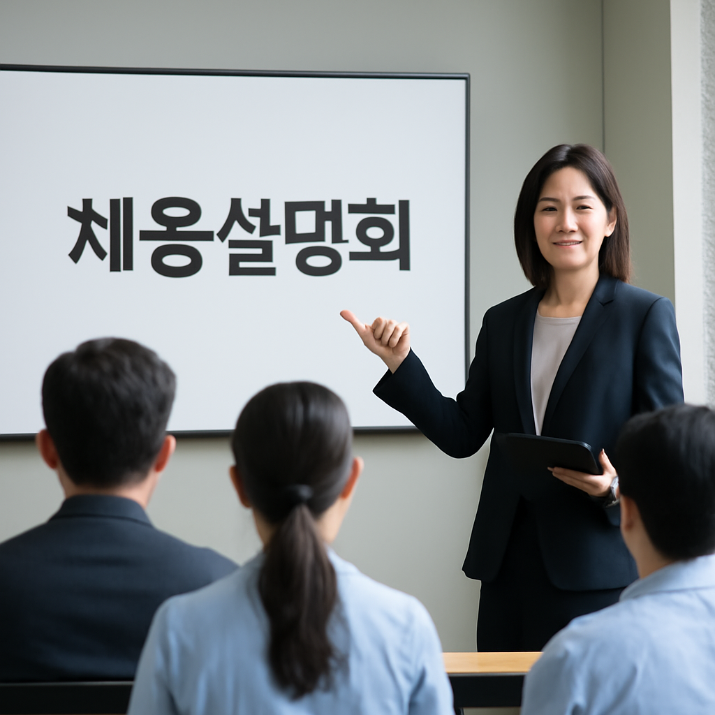 채용설명회 대표 이미지